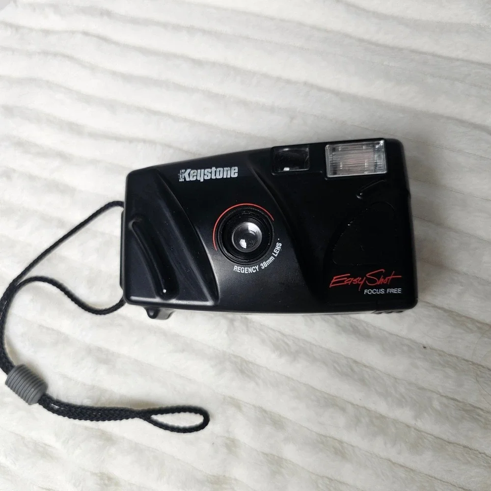 Keystone Easy Shot 35mm Film‎ Camera Black Focus Free Regency 38mm Lens Vintage